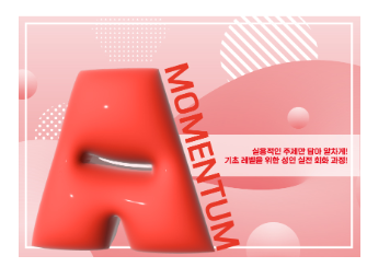 모멘텀 A 과정 소개 이미지